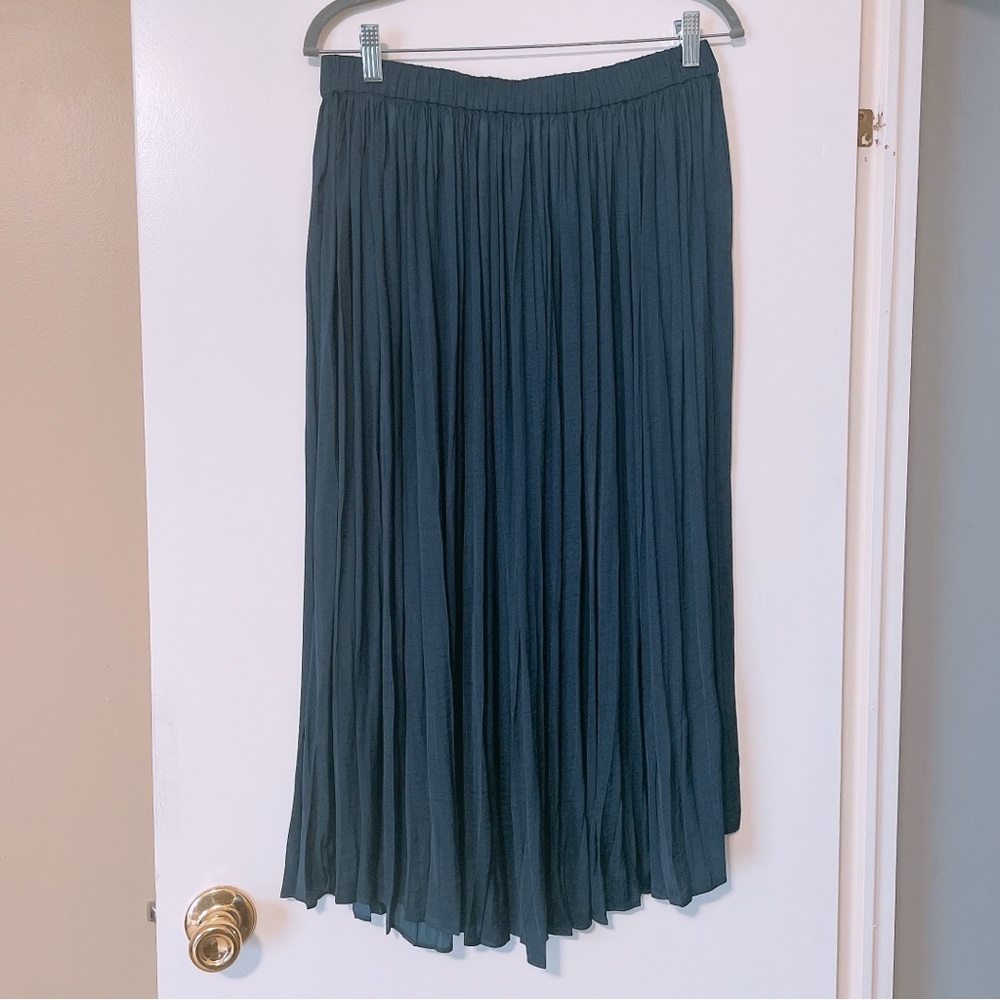 Philosophy Navy Pleated Skirt Size M